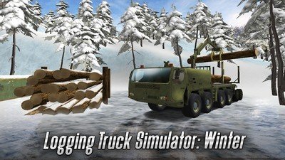 冬季伐木卡车模拟器截图1