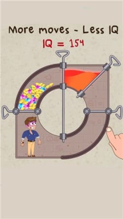 摸摸鱼拉针解谜截图2