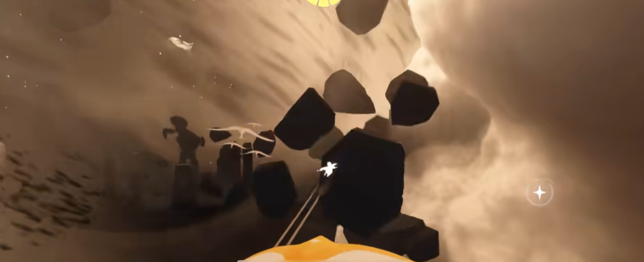 光遇暴风眼如何全程飞过