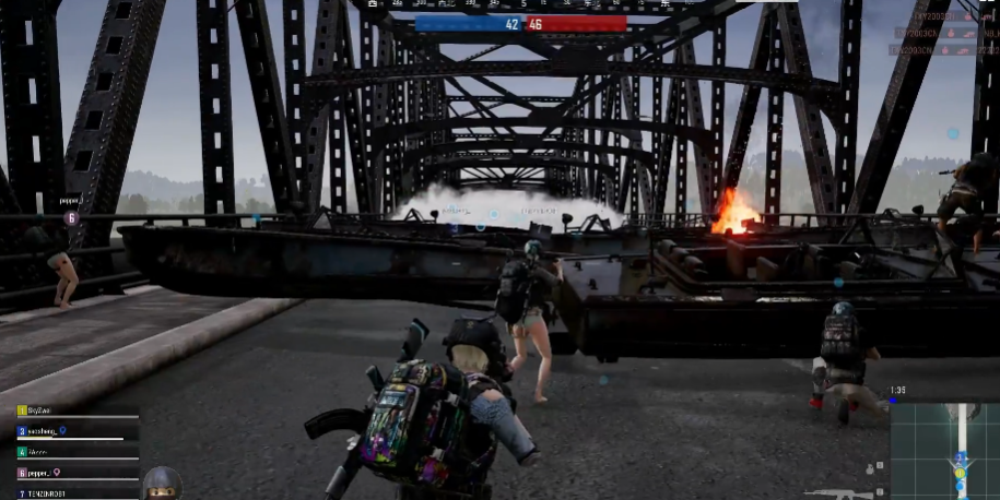 绝地求生如何反击堵桥