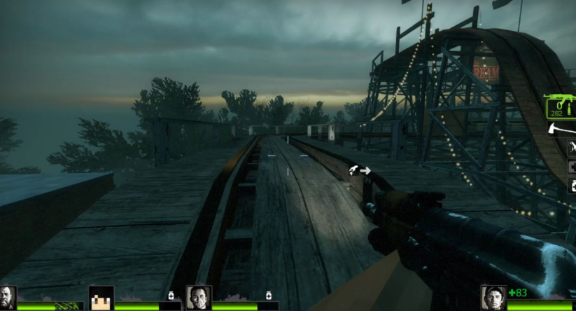 求生之路2过山车怎么走