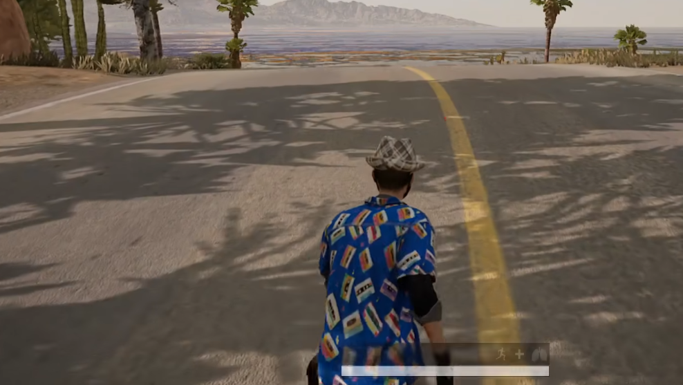 绝地求生如何切换空手跑