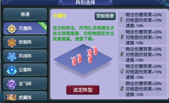 梦幻西游抓鬼开什么阵法