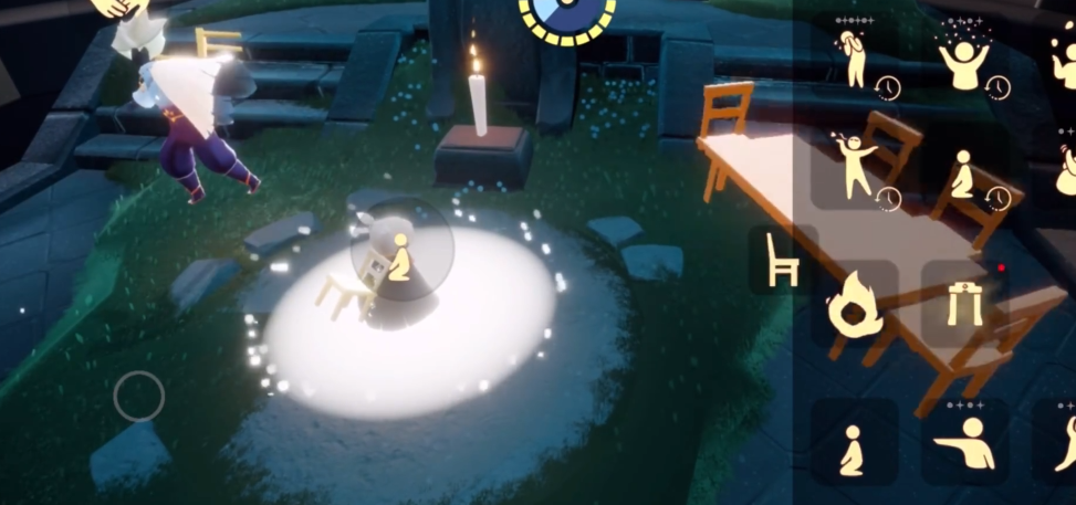 光遇如何单人挤门