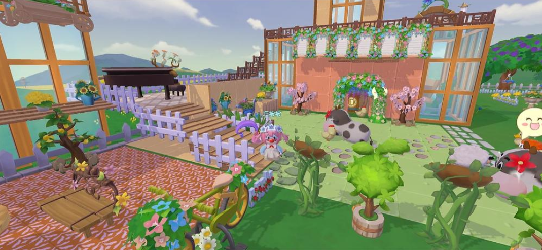 摩尔庄园怎么换清新小木屋