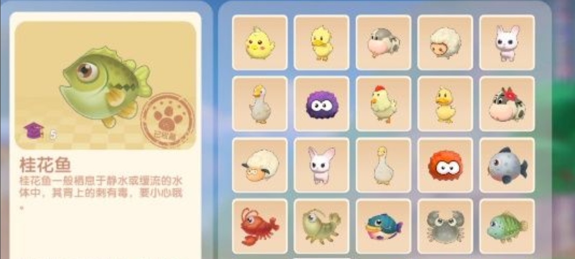 摩尔庄园手游桂花鱼怎么钓