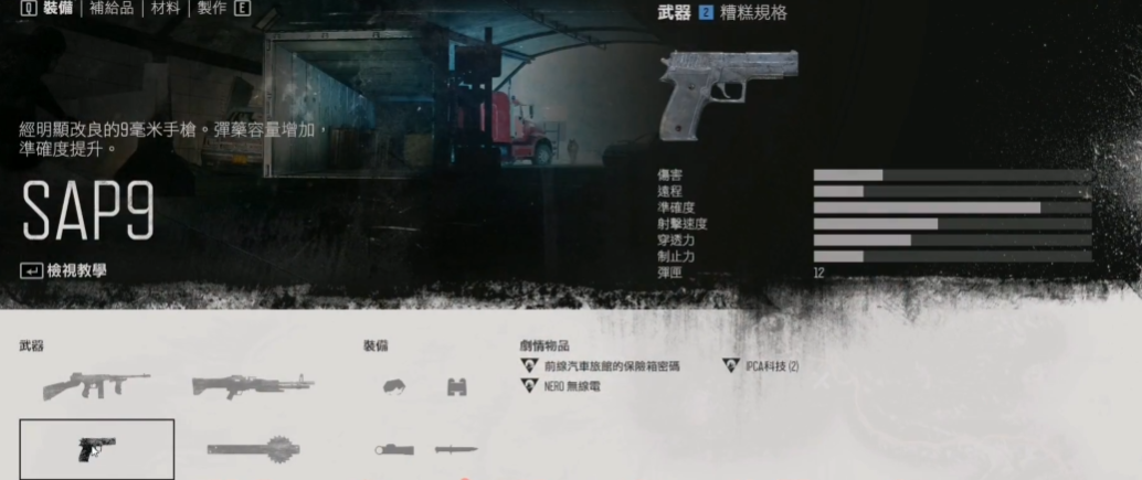 往日不再前期用什么枪