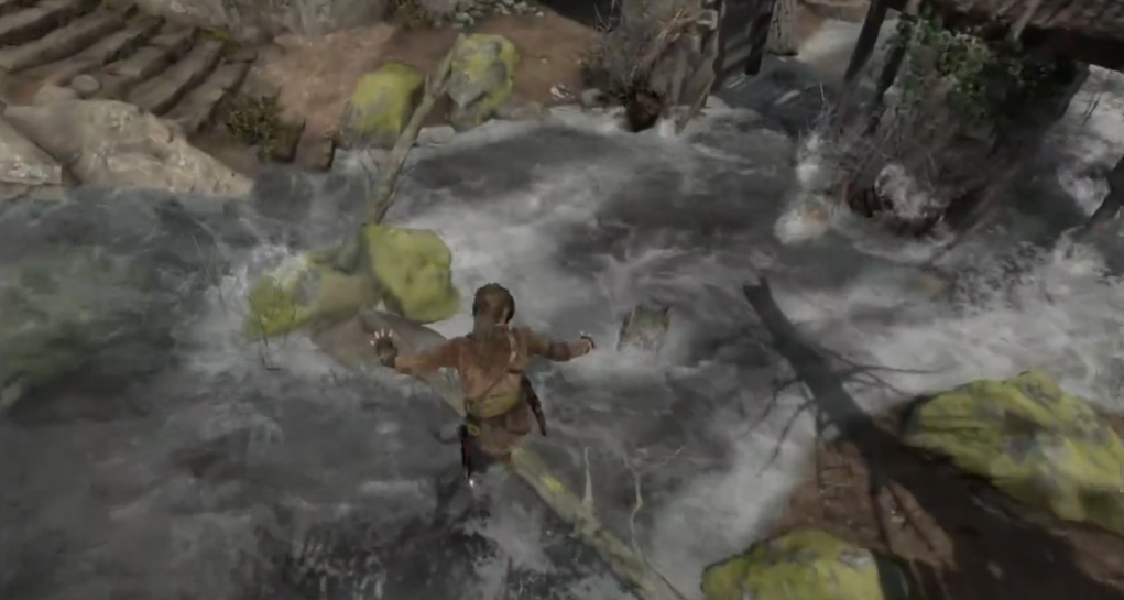 古墓丽影10怎么跳水