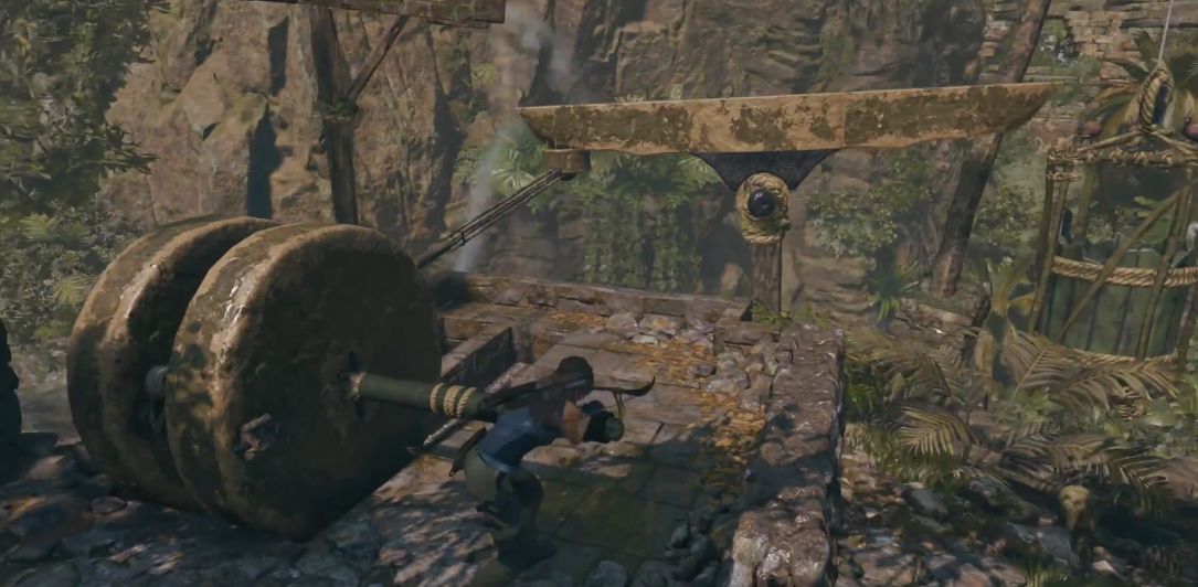 古墓丽影暗影木桥怎么过