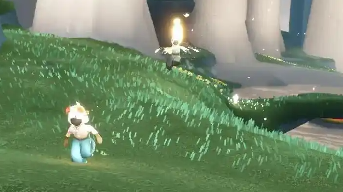 光遇无翼如何去雨林神坛上面