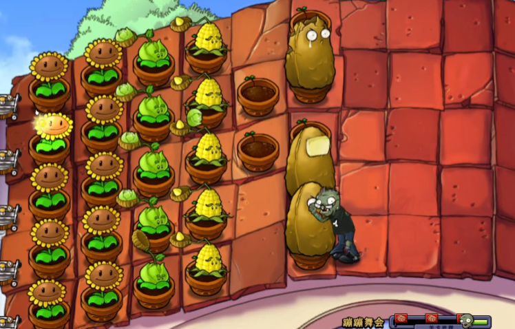 植物大战僵尸蹦蹦舞会怎么过