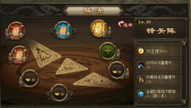 攻城掠地阵法都有什么用