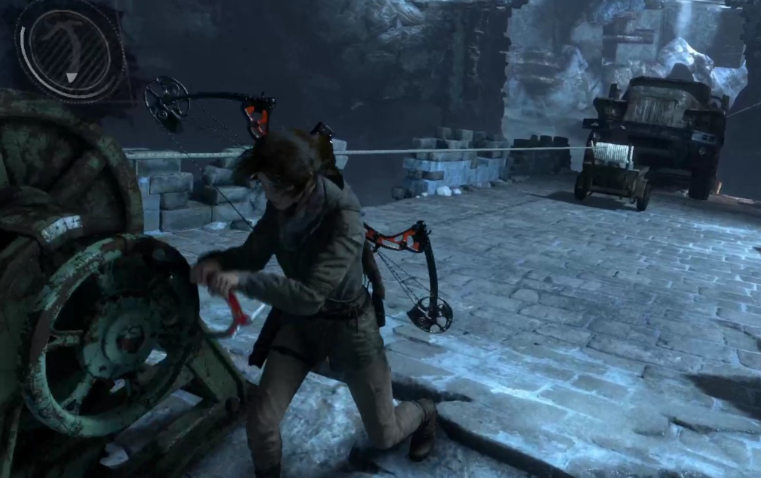 古墓丽影10废弃矿坑怎么过