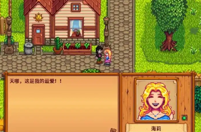 星露谷物语海莉10心啦怎么结婚