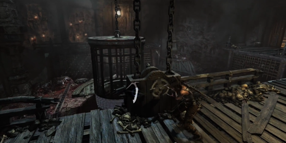 古墓丽影9升降笼子怎么过